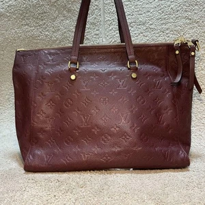 LOUIS VUITTON Monogram Empreinte Lumineuse GM Shoulder Tote Bag Leather brand - Picture 1 of 12
