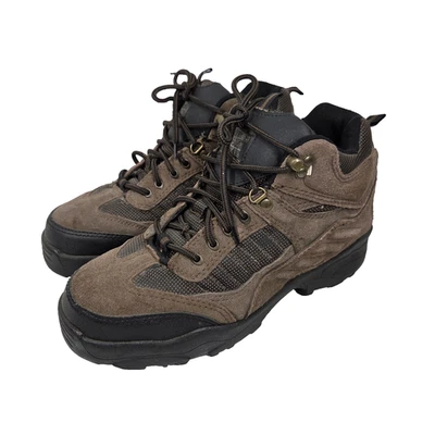 Wrangler Hiking Boots Mens 10 Brown Gorpcore Hiker Camping Outdoors Shoe Shoes - Image 1 of 4