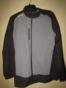 Giacca a vento Slazenger Golf uomo TAGLIA XL full zip tasca zip grigio e nero - Foto 1 di 7