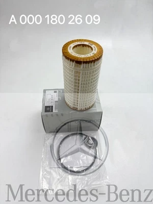 Mercedes Benz A 0001802609 original genuine OIL FILTER cartridge with o rings - Image 1 of 4