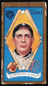 1911 T205 Edgar Ed SUMMERS, Polar Bear - Detroit Tigers, G-VG 2 3 - Picture 1 of 4