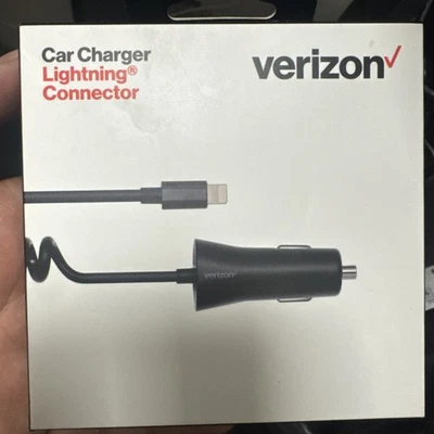 Cargador de coche iPhone Lightning 12W - Cable de 9 pies - NUEVO EN CAJA, certificado MFi Foto 1 de 3