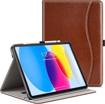 Genuine Leather Luxury Case Cover For Apple iPad 9th 8th 7th Generation 10.2'' - Image 1 of 4