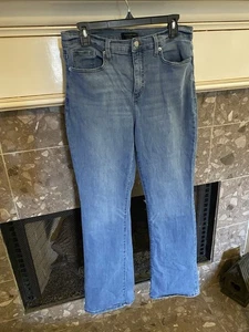 Women's Banana Republic High Rise Bootcut Blue Denim Jeans Size 30/10 - Picture 1 of 7