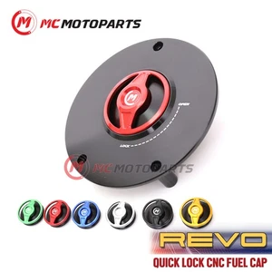 CNC Quick Lock Release Fuel Cap For CBR 1000F 90 91 92 93 94 95 96 - Picture 1 of 7