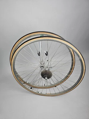 Laufradsatz Nisi Mixer Clincher Shimano Dura Ace 7 Fach speed Wheel Set 126 mm - Bild 1 von 4