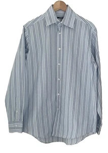 Versace Classic Vintage Blue Shirt, Size 39 - Picture 1 of 4