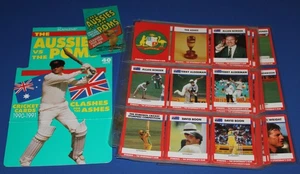 1990/91 Scanlens Stimorol Cricket Full Set (84) + Box Top & Wrapper NM/Mint - Picture 1 of 9