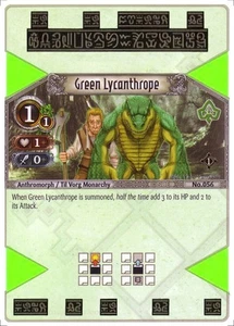 Green Lycanthrope - Set 1 - The Eye of Judgment TCG - Imagen 1 de 6