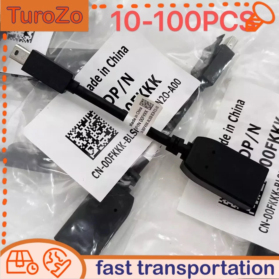 Lot New For Dell Mini DP to DP Display Port Adapter Cable 00FKKK 0FKKK - Image 1 of 4