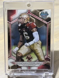 Bowman’s Best University Donovan Ezeiruaku 2023 refractor geométrico blanco SP #/5 - Imagen 1 de 2
