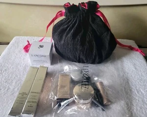 Lancome Absolue 10pc Skincare Makeup Gift Set with Reversible Drawing Bag, NEW - Picture 1 of 8