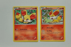 Pokémon Cards- Breakthrough Fennekin 25/162 & Fennekin 10/124 NM/Mint - Picture 1 of 2