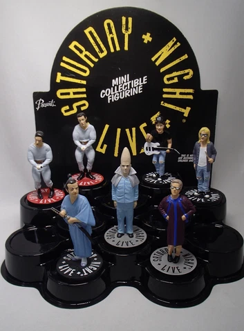 1991 SNL Retail toy Display PVC figure set Waynes World Church Lady HANS & FRANZ Cover