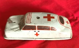 AMBULANCIA ARGO GRIS Y ROJO 4 1/4" LARGO - Imagen 1 de 5