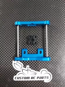 Tamiya Top Force Aluminium Blue Hinge Pin Brace Setup - Picture 1 of 7