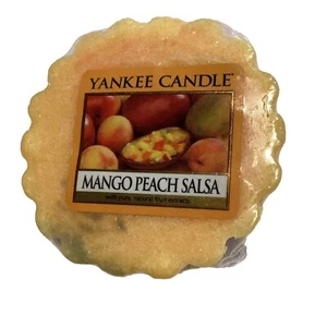 Discontinued RARE Yankee Candle Wax Tart Mango Peach Salsa Fragrance For Melting - Picture 1 of 3
