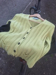 Kaschmir Strickjacke der Edel Marke Iris von Arnim grün Gr. M - Bild 1 von 5