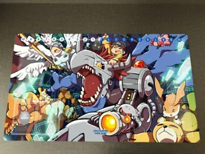 Tappetino Digimon Playmat CCG DTCG Blackmetalgreymon Tappetino da gioco carte collezionabili tappetino mouse - Foto 1 di 6