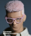 1:6 Kobiece męskie różowe okulary przeciwsłoneczne Model do figury akcji 12" HT PH TBL