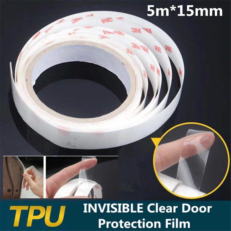 5m Invisible High Strength Car Door Sill Edge Paint Anti Scratch Film Protector - Image 1 of 4