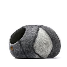 Cat House Cave Warm Wool Large Bed Pet Sleeping Nest Kitten Dog Puppy 22 In Oval