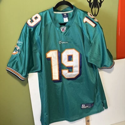 Miami Dolphins Brandon Marshall NFL Reebok Jersey Medium SIZE 54 - Image 1 of 4