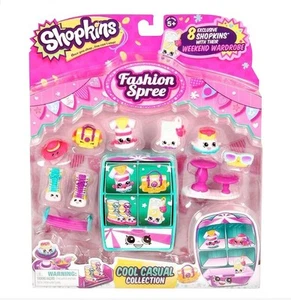 Shopkins Season 3 - Fashion Spree 8 pack COOL CASUAL Playset (11 pieces) - Picture 1 of 1