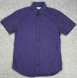 Taylor Stitch Men's Button Down Short Sleeve Striped Shirt Size 40 - Picture 1 of 14