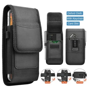Cell Phone Holster Belt Clip Pouch Wallet Case For Samsung S24 Ultra S23 FE A53 - Picture 1 of 12