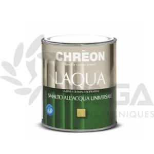 CHREON  LAQUA SMALTO ALL'ACQUA UNIVERSALE  BIANCO OPACO 750ml SUPER COPRENTE - Foto 1 di 1