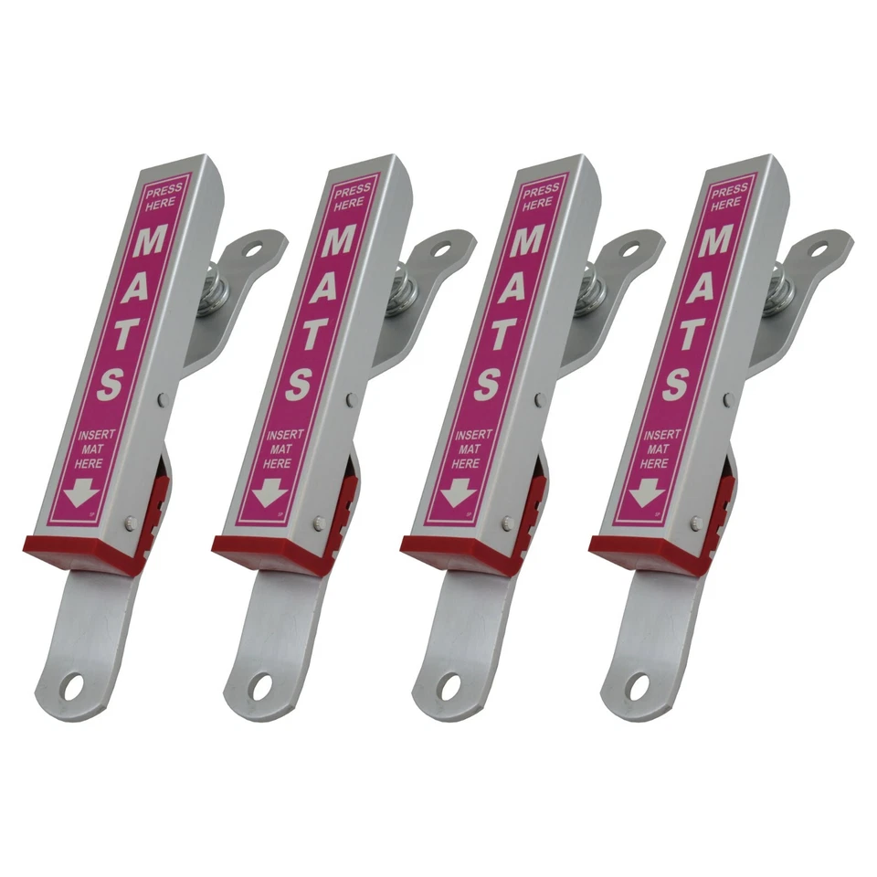 Braçadeiras para tapete de lavagem de carro HI-TECH, suportes para tapete disponíveis em 6 cores (pacote com 4) - Imagem 1 de 1