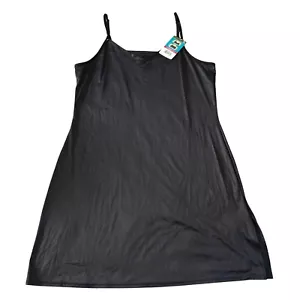 Vanity Fair Radiant Collection Slip Womens Size XL Black Sleeveless - Picture 1 of 6