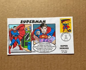 US FDC Collins HP #4084k Superman DC Comics Super Heroes 2006 - Picture 1 of 3