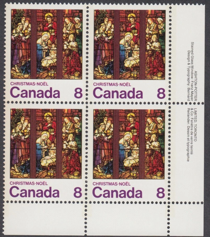 Canadá - Bloque de platos de Navidad #697 - MNH Foto 1 de 1