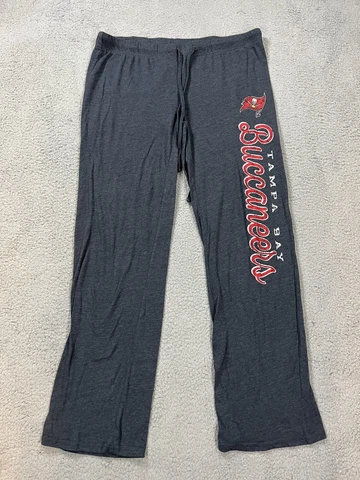 Tampa Bay Buccaneers Pants Womens Large Pajama Lounge NFL Graphic Gray Cover