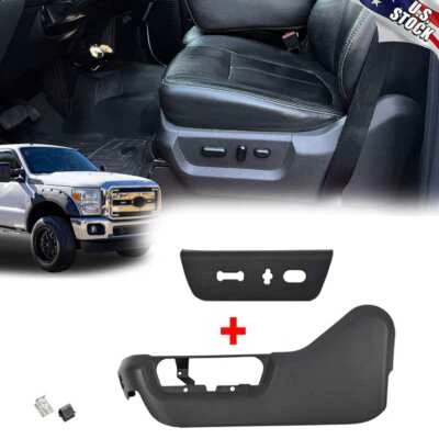11-2016 For Ford F250 F350 F-450 F-550 Super Duty Front Driver Seat Shield Bezel Foto 1 de 4