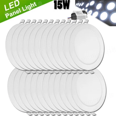 CUTEVER 24Pack 7 Inch LED Ceiling Lights Ultra-Thin Recessed Rerofit Kit 6500K Daylight