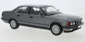 Grupo de coches modelo BMW 730i (E32) gris metálico 1992 serie 7 escala 1:18 - Imagen 1 de 1