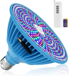 RGB LED Pool Light Bulb 120V 61W E26 Remote for Pentair Hayward Inground - Picture 1 of 7