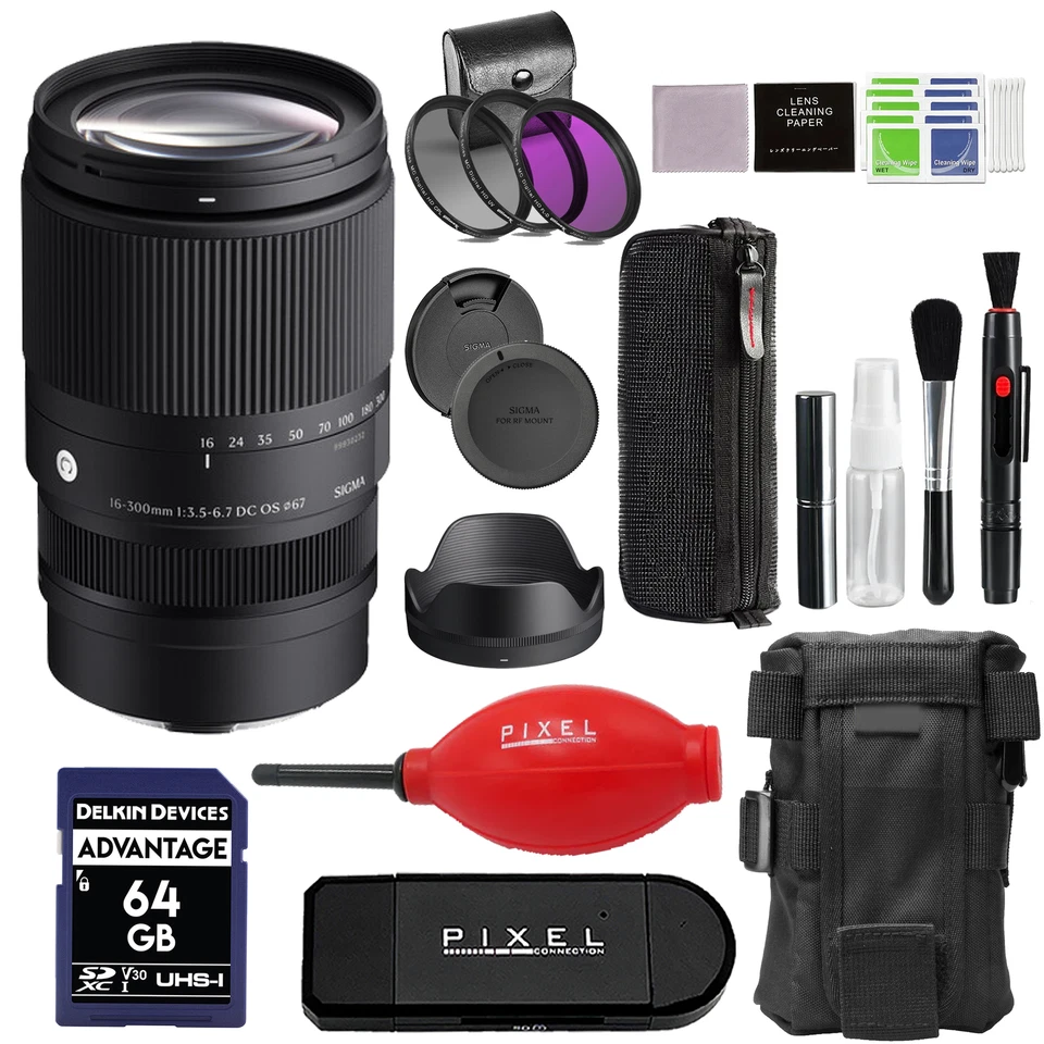 Sigma 16-300mm f/3.5-6.7 DC OS Contemporary Lens for RF Mount | Sigma 887972