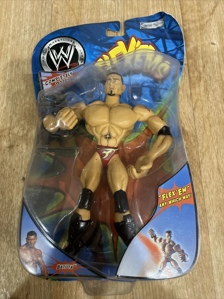 2003 Jakk's Pacific Flex'ems "Batista" Позируемая Экшн-фигурка WWE Новая - Изображение 1 из 4