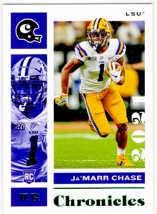 2021 Panini Chronicles Draft Picks Football Ja'Marr Chase No. 5 LSU Tigers - Bild 1 von 2