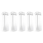 5 Pcs Blank Square Stamp Stamps Nail Tools For Art Scrapbook Seal Acrylic