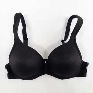 Classique Post Mastectomy Fashion Bra 34B Black Style 758 Pockets Underwire - Picture 1 of 8