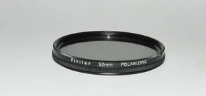 VIVITAR POLARIZING FILTER 52MM. SCREW IN MOUNT+ CASE. EXCELLENT - Picture 1 of 4
