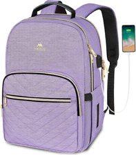 MATEIN Laptop Backpack for Women, School Bag 15.6 inch, Purple 