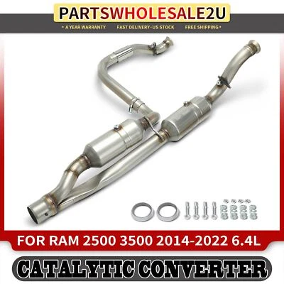 Front Catalytic Converter for Ram 2500 3500 2014 2015-2022 V8 6.4L 085337360492 - Image 1 of 4