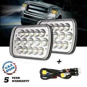 For Nissan D21 Toyota Pickup 82-95 7X6"inch LED Headlight+H4 Intensifier Wiring - Picture 1 of 12