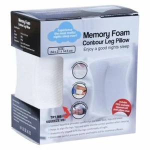 Memory Foam Leg Pillow Knee Sleeping Cushion Support Between Side - Picture 1 of 4